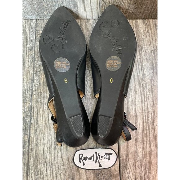SEYCHELLES LEATHER SLING BACK SANDAL Women size 6 - Picture 4 of 13